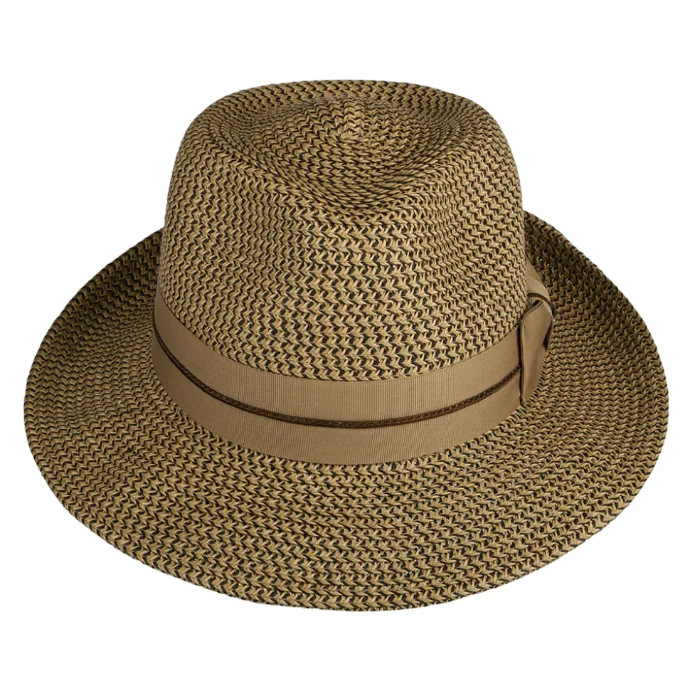 Shop Chapeau Fedora C-Crown en Papier Tressé Marton marron Femme/Homme Chapeaux Trilby|Chapeaux Fedora