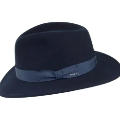 Sale Chapeau Fedora Déformable Hydrofuge Curtis en Laine Feutrée bleu marine Femme/Homme Chapeaux Trilby|Chapeaux Hiver