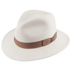 Store Chapeau Fedora Déformable Hydrofuge Curtis en Laine Feutrée crème Femme/Homme Chapeaux Trilby|Chapeaux Hiver