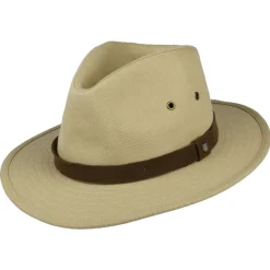 Discount Chapeau Fedora en Coton Hydrofuge Messer X Adventure crème Femme/Homme Chapeaux Trilby|Chapeaux Fedora