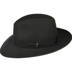 Clearance Chapeau Fedora en Fourrure Feutrée Avalon gris Femme Chapeaux Trilby|Chapeaux Fedora