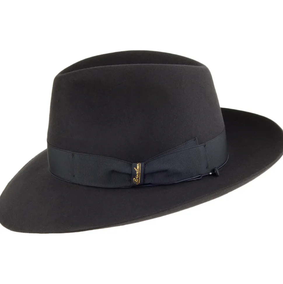 Best Chapeau Fedora en Fourrure Feutrée Avalon anthracite Femme Chapeaux Trilby|Chapeaux Fedora