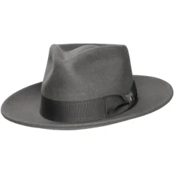 Cheap Chapeau Fedora en Laine Feutrée Convertabrim Swindle gris Femme/Homme Chapeaux Trilby|Chapeaux Fedora