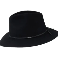 Store Chapeau Fedora en Laine Feutrée Wesley noir Femme/Homme Chapeaux Trilby|Chapeaux Fedora