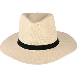 Store Chapeau Fedora en Paille Toyo Pliable Carolina naturel Femme Chapeaux Fedora|Chapeaux Trilby