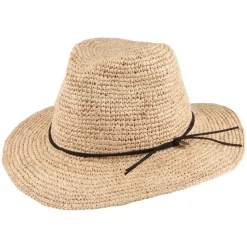 Best Chapeau Fedora en Paille Celery naturel Femme Chapeaux Trilby|Chapeaux Fedora
