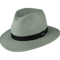 Cheap Chapeau Fedora en Paille Toyo Aveloz sauge Femme/Homme Chapeaux Trilby|Chapeaux Fedora