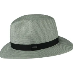 Cheap Chapeau Fedora en Paille Toyo Aveloz sauge Femme/Homme Chapeaux Trilby|Chapeaux Fedora