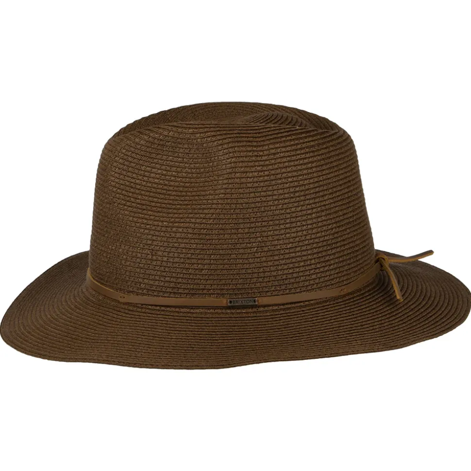 Best Chapeau Fedora en Paille Pliable Wesley marron Femme/Homme Chapeaux Trilby|Chapeaux Fedora
