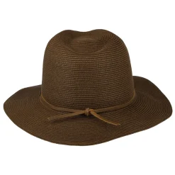Best Chapeau Fedora en Paille Pliable Wesley marron Femme/Homme Chapeaux Trilby|Chapeaux Fedora