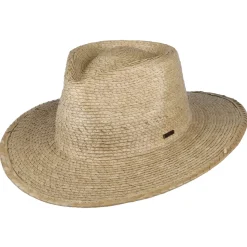Cheap Chapeau Fedora en Paille Marcos naturel Femme/Homme Chapeaux Trilby|Chapeaux Fedora