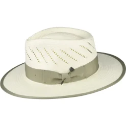 Clearance Chapeau Fedora en Paille Bandera Reserve naturel Femme/Homme Chapeaux Trilby|Chapeaux Fedora