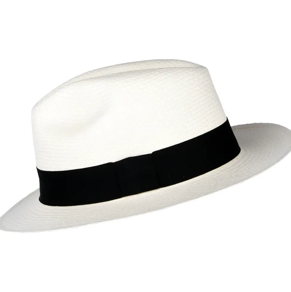 Sale Chapeau Fedora Panama Clasico décoloré JAXON & JAMES Femme Chapeaux Trilby|Chapeaux Fedora