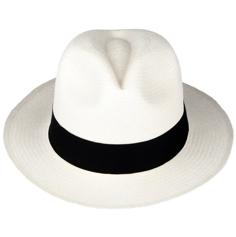 Sale Chapeau Fedora Panama Clasico décoloré JAXON & JAMES Femme Chapeaux Trilby|Chapeaux Fedora