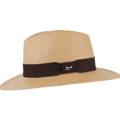 Flash Sale Chapeau Fedora Panama Hamilton caramel Femme/Homme Chapeaux Trilby|Chapeaux Fedora