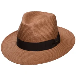 Sale Chapeau Fedora Panama tabac Femme Chapeaux Trilby|Chapeaux Fedora
