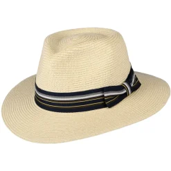 Discount Chapeau Fedora Pliable avec Bandeau à Rayures Trent naturel Femme/Homme Chapeaux Fedora|Chapeaux Trilby