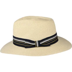 Discount Chapeau Fedora Pliable avec Bandeau à Rayures Trent naturel Femme/Homme Chapeaux Fedora|Chapeaux Trilby