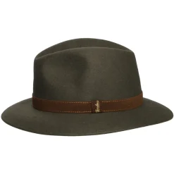 Outlet Chapeau Fedora Safari Déformable en Fourrure Feutrée sauge Femme/Homme Chapeaux Trilby|Chapeaux Fedora