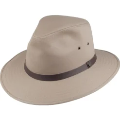 New Chapeau Fedora Safari en Coton beige britannique JAXON & JAMES Femme/Homme Chapeaux Trilby|Chapeaux Fedora