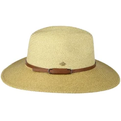 Best Sale Chapeau Fedora Safari en Papier Tressé Sapo naturel-marron Femme Chapeaux Trilby|Chapeaux Fedora