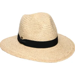 Discount Chapeau Fedora Safari en Raphia Franie naturel Femme Chapeaux Trilby|Chapeaux Fedora