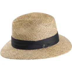 Fashion Chapeau Fedora Safari en Jonc de Mer naturel JAXON & JAMES Femme/Homme Chapeaux Trilby|Chapeaux Fedora