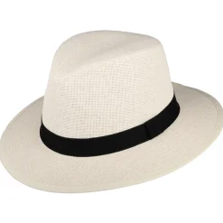 Store Chapeau Fedora Safari en Paille Toyo naturel Femme/Homme Chapeaux Trilby|Chapeaux Fedora
