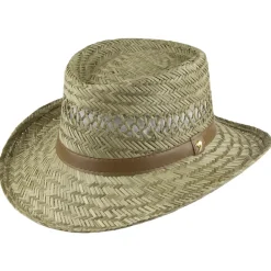 Sale Chapeau Gambler en Paille Rush naturel Homme Chapeaux Été|Chapeaux De Paille