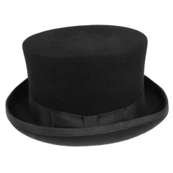 Hot Chapeau Haut de Forme Mid Crown noir JAXON & JAMES Homme Hauts De Forme|Chapeaux Homme
