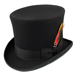 Store Chapeau Haut de Forme Victorien noir JAXON & JAMES Homme Grandes Tailles|Hauts De Forme