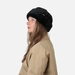Hot Chapeau Hiver en Fausse Fourrure Cherrybush noir Femme Fausse Fourrure|Chapeaux Hiver