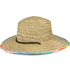 Store Chapeau Lifeguard en Paille Messer beige sable-multi Homme Chapeaux Été|Chapeaux De Paille