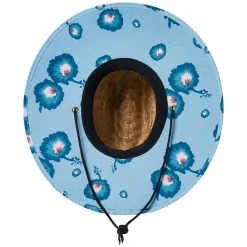 Shop Chapeau Lifeguard en Paille Alpha Square beige sable-bleu clair Femme Chapeaux Été|Chapeaux De Paille