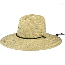 Shop Chapeau Lifeguard en Paille avec Corde Noire Bells II beige sable Homme Chapeaux Été|Chapeaux De Paille