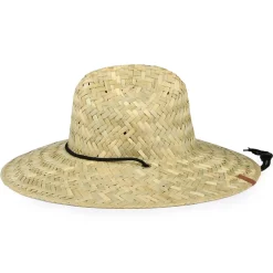 Shop Chapeau Lifeguard en Paille avec Corde Noire Bells II beige sable Homme Chapeaux Été|Chapeaux De Paille