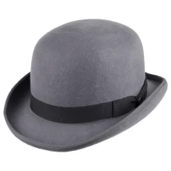 Cheap Chapeau Melon Anglais en Laine Feutrée gris JAXON & JAMES Homme Grandes Tailles|Chapeaux Hiver