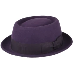 Cheap Chapeau Pork Pie Déformable Hydrofuge Darron en Laine Feutrée violet Homme Chapeaux Pork Pie|Chapeaux Homme