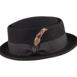 Best Chapeau Pork Pie en Laine Déformable noir JAXON & JAMES Homme Grandes Tailles|Chapeaux Pork Pie