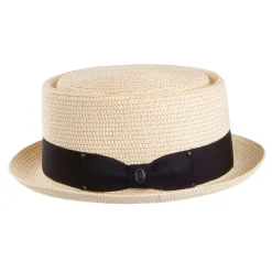 Cheap Chapeau Pork Pie en Paille Toyo Tressée naturel JAXON & JAMES Homme Chapeaux Pork Pie|Chapeaux De Paille