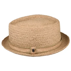 Fashion Chapeau Pork Pie en Raphia Diamond Crown naturel JAXON & JAMES Homme Grandes Tailles|Chapeaux Pork Pie