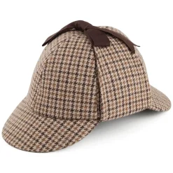 Cheap Chapeau Sherlock Holmes à motifs en pieds de poule JAXON & JAMES Homme Grandes Tailles|Chapeaux Homme