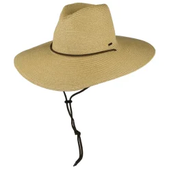 Discount Chapeau Été en Paille Toyo Mitch beige sable Femme Chapeaux Été|Chapeaux De Paille