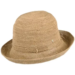 New Chapeau Été en Raphia Pliable Provence 8 nougat Femme Chapeaux Été|Chapeaux De Paille