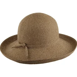Outlet Chapeau Été Pliable Traveller naturel-noir SUR LA TÊTE Femme Chapeaux Été|Chapeaux De Paille