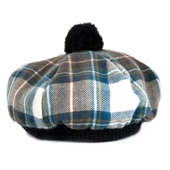 Cheap Chapeau Tam O'Shanter en Laine d'Agneau Stewart Dress bleu Femme Bérets|Chapeaux Femme