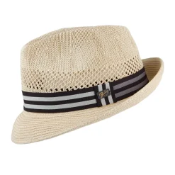 Store Chapeau Trilby Berle décoloré Femme/Homme Chapeaux Trilby|Chapeaux Fedora
