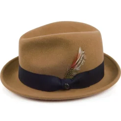 Outlet Chapeau Trilby Déformable Blues noix de pécan JAXON & JAMES Femme/Homme Chapeaux Trilby|Chapeaux Fedora