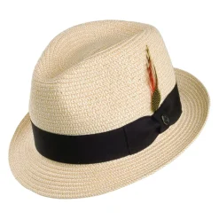 Clearance Chapeau Trilby en Paille Toyo naturel JAXON & JAMES Femme Chapeaux Trilby|Chapeaux Fedora