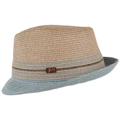 Clearance Chapeau Trilby en Paille Toyo Hooper naturel Femme/Homme Chapeaux Trilby|Chapeaux Fedora